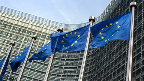 Exterior de la sede de la Uni&oacute;n Europea