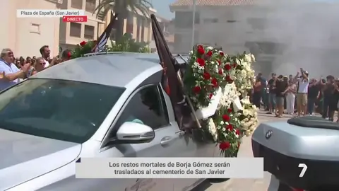 Despedida a Borja G&oacute;mez en San Javier (foto: La 7)