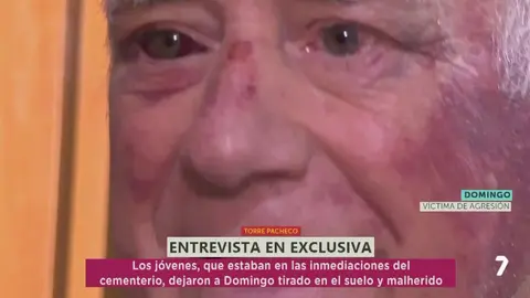 Domingo, v&iacute;ctima de la agresi&oacute;n en Torre Pacheco (foto: La 7)