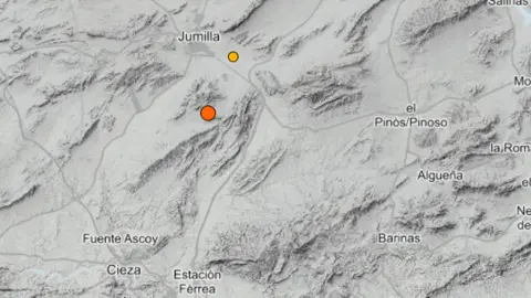 Terremoto en Jumilla en la ma&ntilde;ana de este s&aacute;bado 12 de julio (foto: IGN)