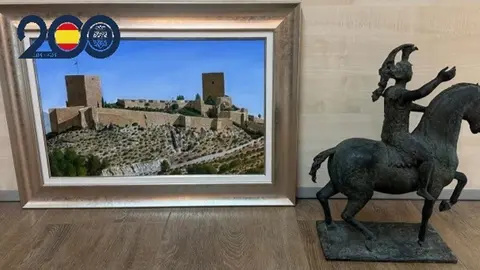 Imagen de las obras de arte recuperadas por la Polic&iacute;a Nacional (foto: PN)