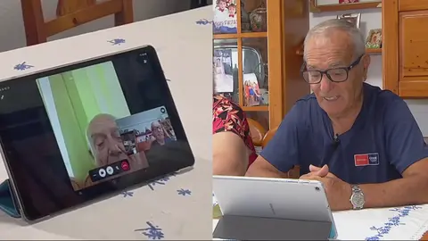 Reencuentro de Juan y Manolo tras 5 d&eacute;cadas