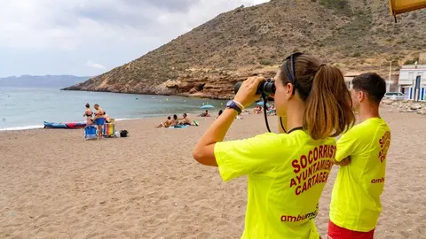 Puesto municipal de socorristas de playas en El Port&uacute;s