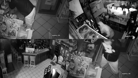 Robos en comercios de Los Alc&aacute;zares (foto: La 7)