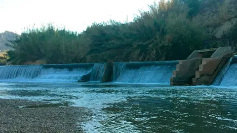 R&iacute;o Segura a su paso por Abar&aacute;n