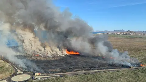 Imagen del incendio