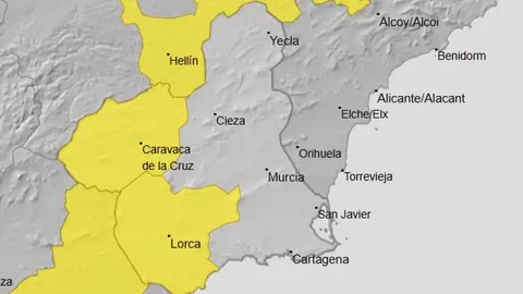 Aviso amarillo por tormentas y lluvias | Foto: AEMET