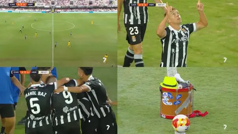Partido en el Cartagonova (foto: La 7)