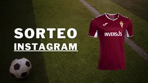 Sorteo de una camiseta del Real Murcia (foto: La 7)
