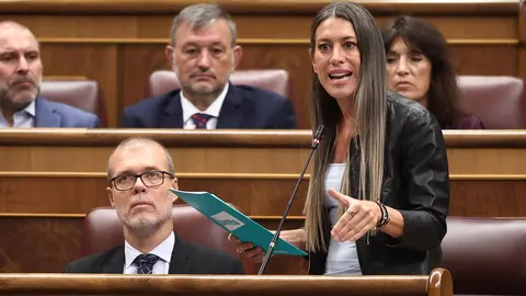 La portavoz de Junts en el Congreso, Miriam Nogueras (foto: EP)