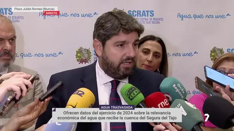 Fernando L&oacute;pez Miras, presidente de la Regi&oacute;n de Murcia (foto: La 7)