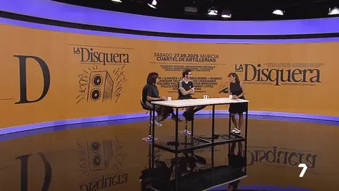 'La Disquera' en Las Noticias de la Noche (foto: La 7)