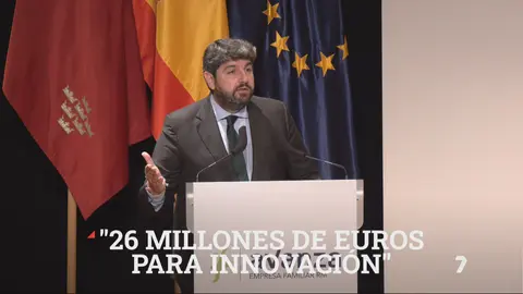 El presidente de la Comunidad, Fernando L&oacute;pez Miras, inaugur&oacute; hoy la quinta edici&oacute;n de Avanza - Foro de Empresa Familiar de la Regi&oacute;n de Murcia, organizado por la Asociaci&oacute;n Murciana de la Empresa Familiar (foto: La 7)