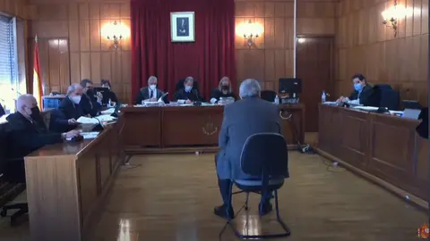 Foto de archivo del exalcalde de Ceut&iacute; declarando en un juicio (foto: TSJMU)