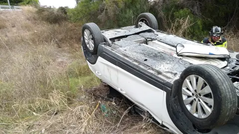 Veh&iacute;culo accidentado (foto: EP)