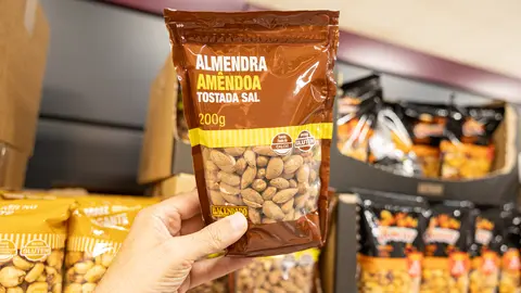 Almendras tostadas en Mercadona