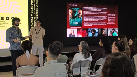 Twin Freaks Studio muestra los retos y oportunidades del cine y la publicidad en Murcia (foto: IBAFF)