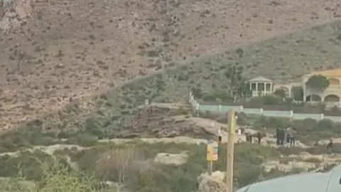 Llegada de una patera a Cabo Cope