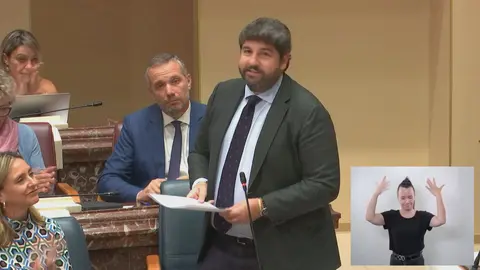 L&oacute;pez Miras en la Asamblea Regional, en una foto de archivo (foto: La 7)