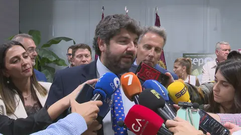 Fernando L&oacute;pez Miras, presidente de la Regi&oacute;n de Murcia (foto: La 7)