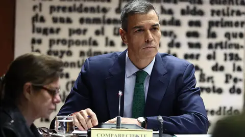 El presidente del Gobierno, Pedro S&aacute;nchez, comparece en la Comisi&oacute;n de Investigaci&oacute;n sobre el 'caso Koldo', en el Senado, a 30 de octubre de 2025, en Madrid (Espa&ntilde;a).