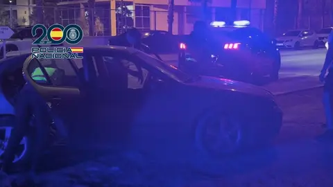 Control policial en Alcantarilla