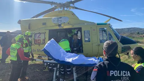 Rescate a un ciclista