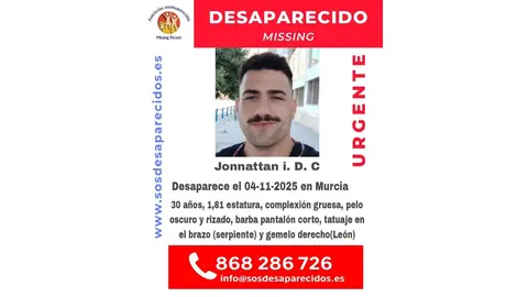 Desaparecido en Murcia