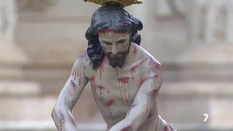 Cristo Amarrado a la Columna (El Amarrao) de Jumilla (foto: La 7)