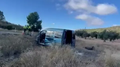 Accidente en la carretera que une Yecla con Jumilla (N-344) | (foto: La 7)