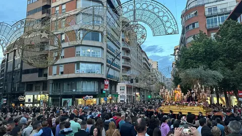 El paso de 'La Samaritana' durante su participaci&oacute;n en la Procesi&oacute;n Magna
- AYUNTAMIENTO DE MURCIA
