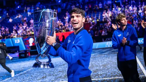 Archivo - Carlos Alcaraz jugar&aacute; la Laver Cup 2026 en Londres
- Christophe Gateau/dpa - Archivo