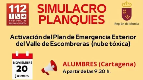 Recomendaciones para el simulacro 112 (foto: 112 Regi&oacute;n de Murcia)