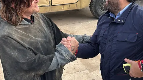 El presidente de la Comunidad, Fernando L&oacute;pez Miras, asisti&oacute; al rodaje de la cuarta temporada de 'The Walking Dead: Daryl Dixon' en el Puerto de Escombreras (Cartagena).