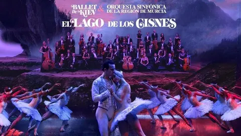 Cartel del espect&aacute;culo del Ballet de Kiev con la Orquesta Sinf&oacute;nica de la Regi&oacute;n de Murcia