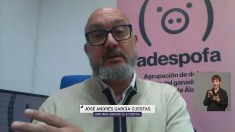 Jos&eacute; Andr&eacute;s Garc&iacute;a, director gerente de la Asociaci&oacute;n de Defensa Sanitaria del Ganado Porcino de Fuente &Aacute;lamo (foto: La 7)