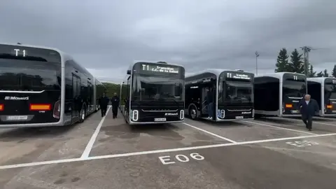 Los nuevos tranvib&uacute;s de Murcia (foto: La 7)