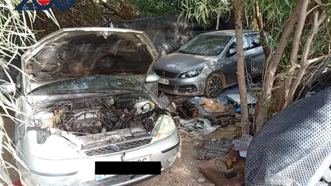 Imagen del taller clandestino
- POLIC&Iacute;A NACIONAL