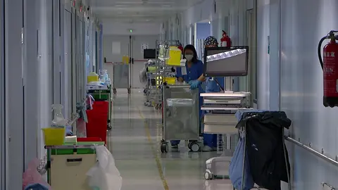 Pasillo de un hospital