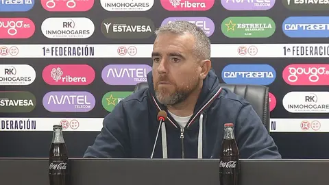 Javi Rey, entrenador del FC Cartagena (foto: FC Cartagena)