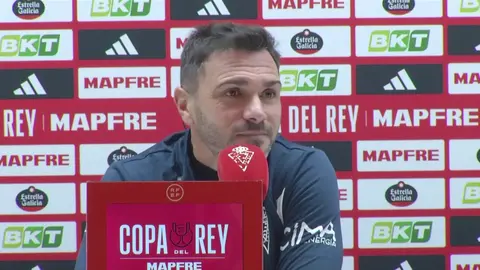 Adri&aacute;n Colunga durante la rueda de prensa previa al encuentro frente al Betis