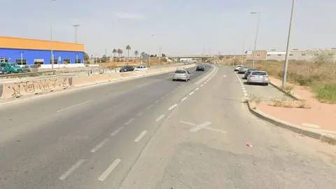 Tramo de la carretera RM-F35 a la altura de Las Tejeras (foto: Google Maps)
