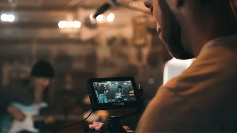 Imagen de archivo de la grabaci&oacute;n de un videoclip