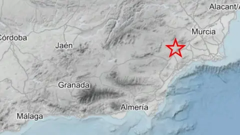 Terremoto de 1,9 en la ciudad de Lorca (foto: IGN)