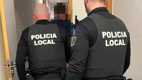 Imagen del detenido en comisar&iacute;a (foto: Ayuntamiento de las Torres de Cotillas)