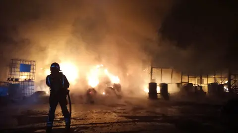 Incendio en Caravaca de la Cruz | Imagen: CEIS