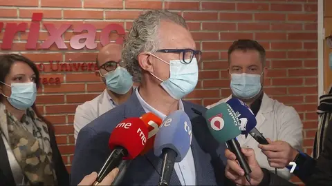 Juan Jos&eacute; Pedre&ntilde;o, consejero de Salud de la Regi&oacute;n de Murcia (foto: La 7)
