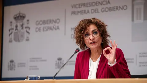 La ministra de Hacienda, Mar&iacute;a Jes&uacute;s Montero