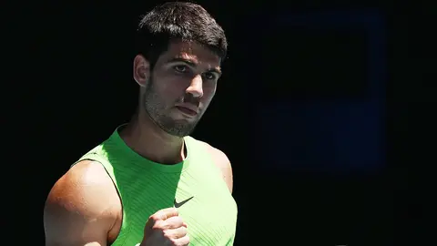 Carlos Alcaraz en el Open de Australia