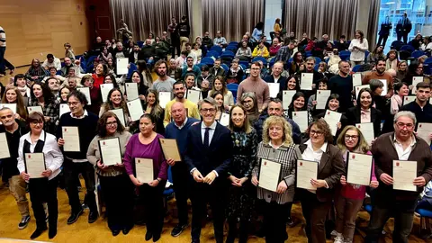 El consejero de Econom&iacute;a, Hacienda, Fondos Europeos y Transformaci&oacute;n Digital, Luis Alberto Mar&iacute;n, preside la toma de posesi&oacute;n de los nuevos 64 empleados p&uacute;blicos
- CARM